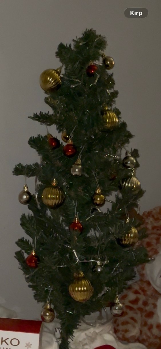 90cm yılbaşı ağacı ve süsleri - Görsel 2