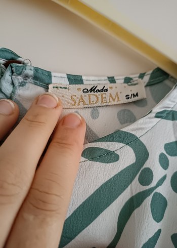 Yeşil Kadın Tesettür Elbise 38 40 beden - Görsel 4