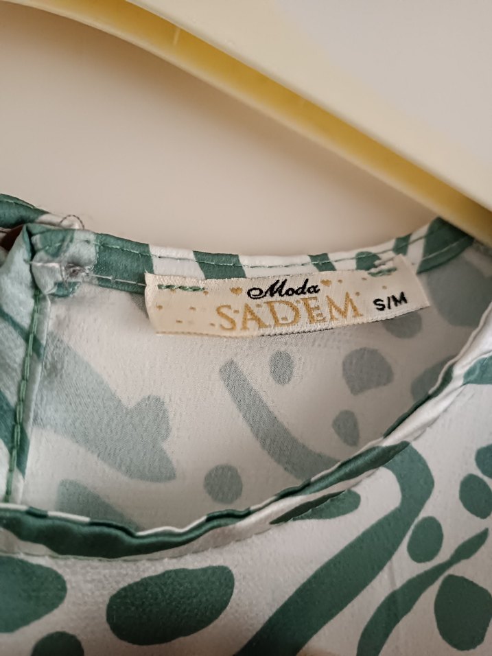 Yeşil Kadın Tesettür Elbise 38 40 beden - Görsel 5