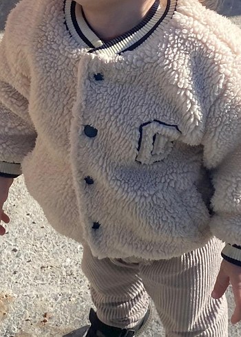 Civil 18 24 Bej Peluş Erkek Çocuk Ceket - Görsel 8