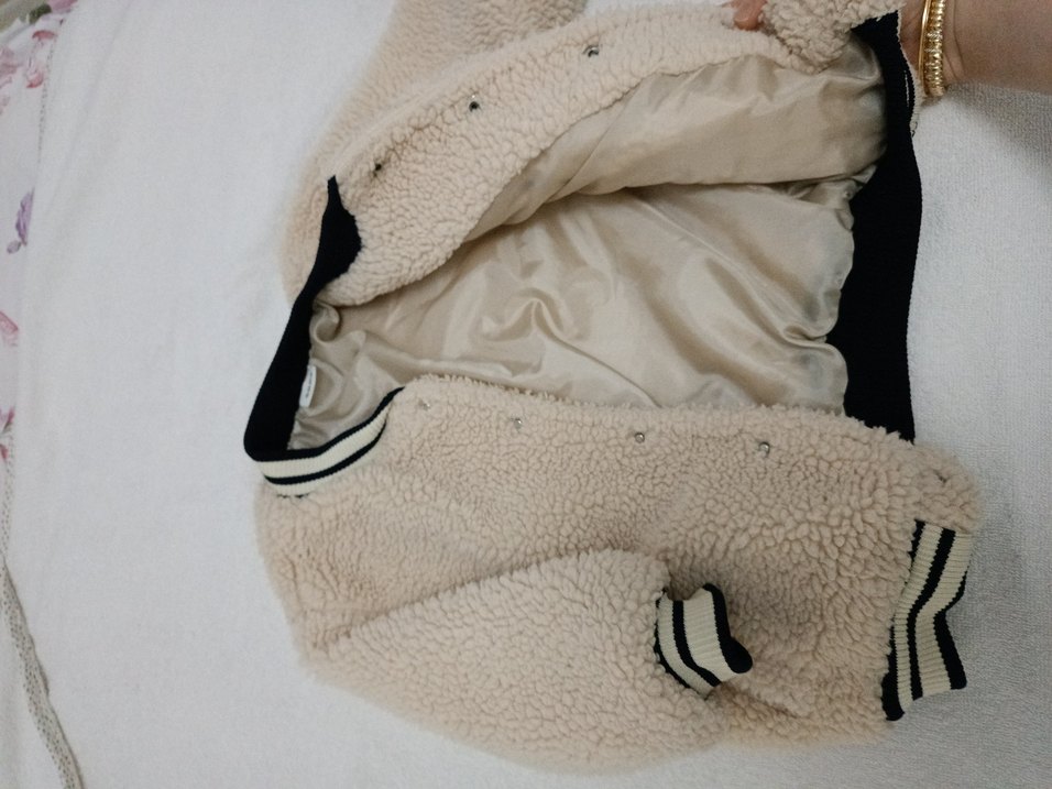 Civil 18 24 Bej Peluş Erkek Çocuk Ceket - Görsel 4