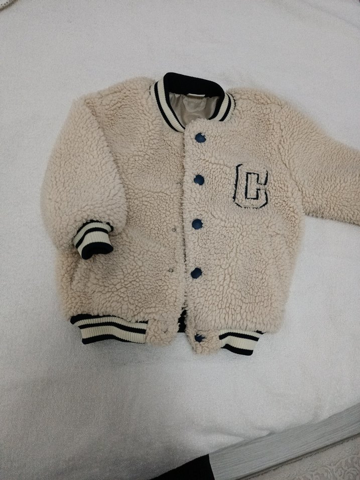 Civil 18 24 Bej Peluş Erkek Çocuk Ceket - Görsel 5