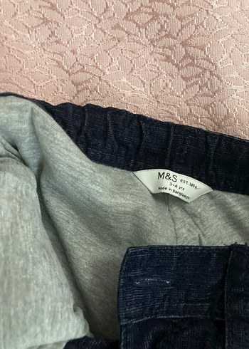 Gap 3 -4 yaş 2 adet pantolon lacivert - Görsel 6