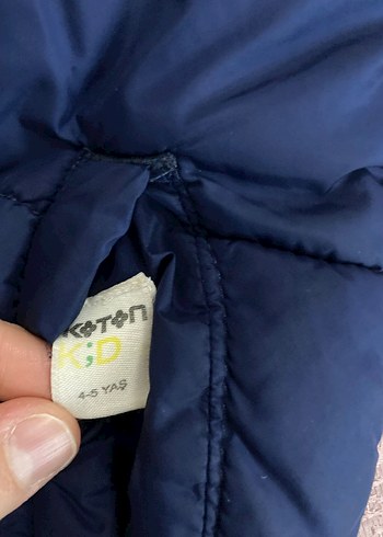 Koton kids Erkek Çocuk Lacivert şişme mont 4 yaş - Görsel 5