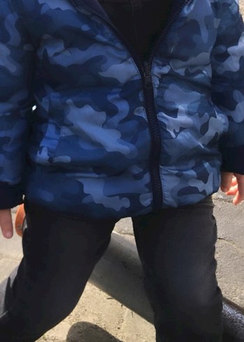 Koton kids Erkek Çocuk Lacivert şişme mont 4 yaş - Görsel 4