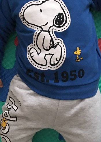 Lcwaikiki 6-9 ay erkek bebek peanuts takım - Görsel 5