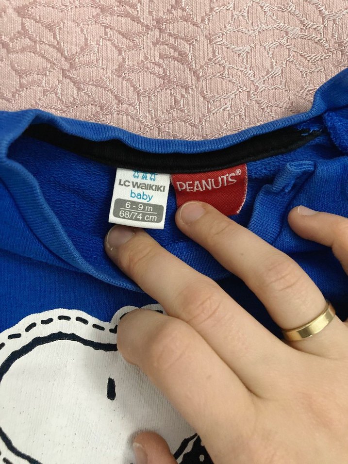 Lcwaikiki 6-9 ay erkek bebek peanuts takım - Görsel 4