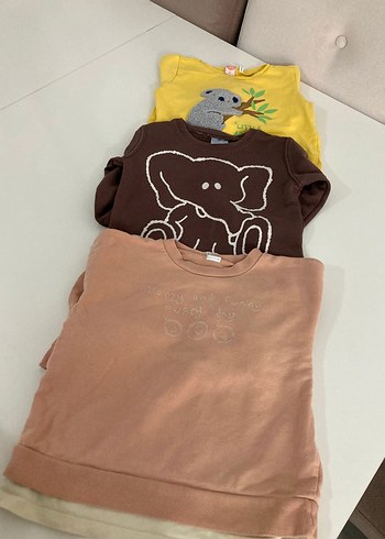 Lcw baby koton baby erkek 24 ay 3 adet üst sweat - Görsel 3