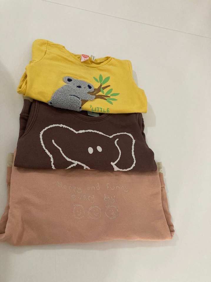 Lcw baby koton baby erkek 24 ay 3 adet üst sweat - Görsel 2