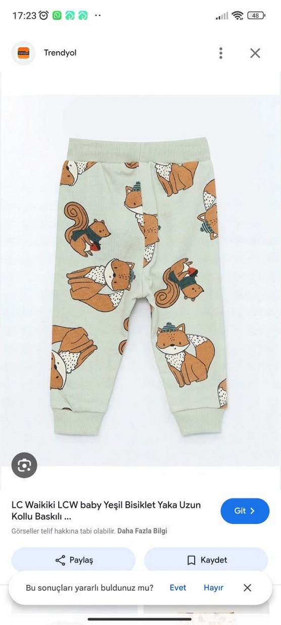 Lcwaikiki erkek bebek 24 ay Eşorfman altı - Görsel 2