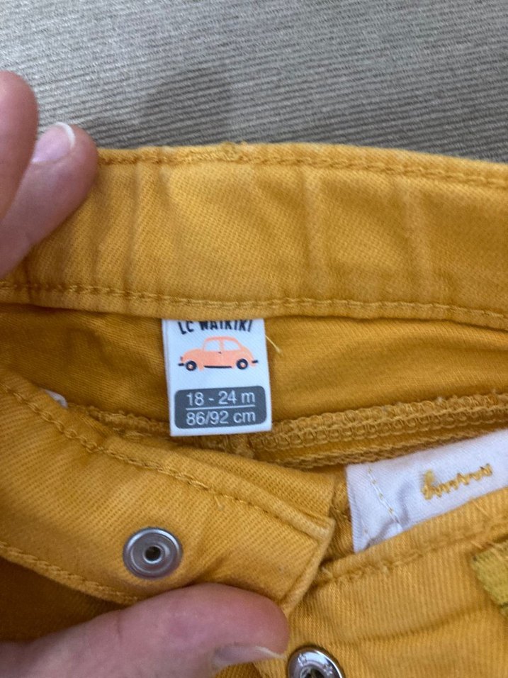 Lcwaikiki 18 24 ay Hardal rengi kot pantolon erkek cocuk - Görsel 4