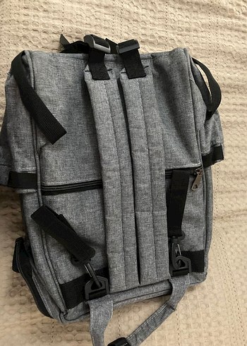 Gri MEGA  Anne Bebek Bakım Çantası - Görsel 4