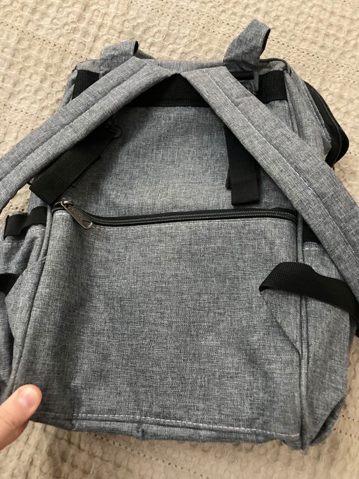 Gri MEGA  Anne Bebek Bakım Çantası - Görsel 5