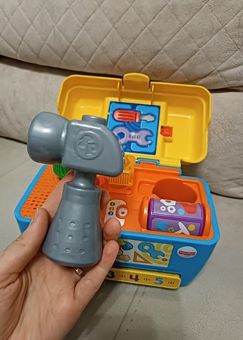Beden Fisher Price eğitici Tamir çantası müzikli oyuncak