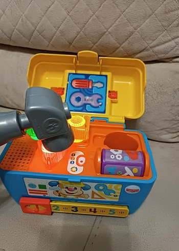 Beden Renk Fisher Price eğitici Tamir çantası müzikli oyuncak