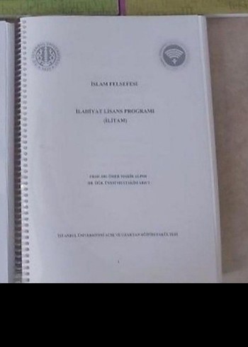Açiköğretim ilahiyat İstanbul ilitam 1 adet islam felsefesi - Görsel 2