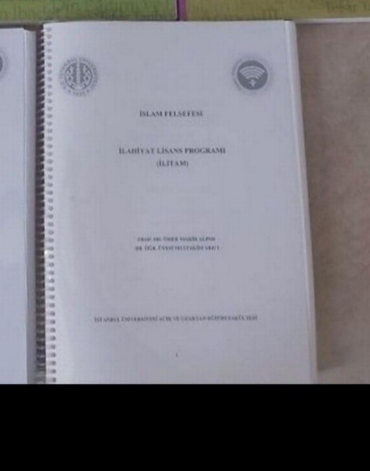 Açiköğretim ilahiyat İstanbul ilitam 1 adet islam felsefesi - Görsel 2