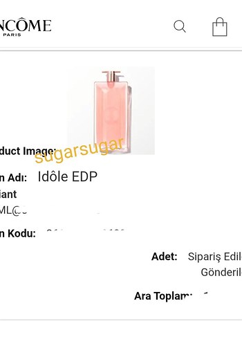 Beden Lancome idole edp parfum