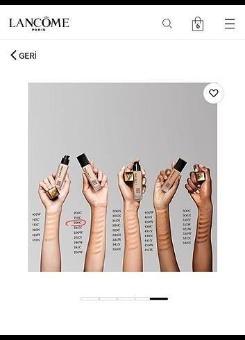 Beden Lancome fondöten