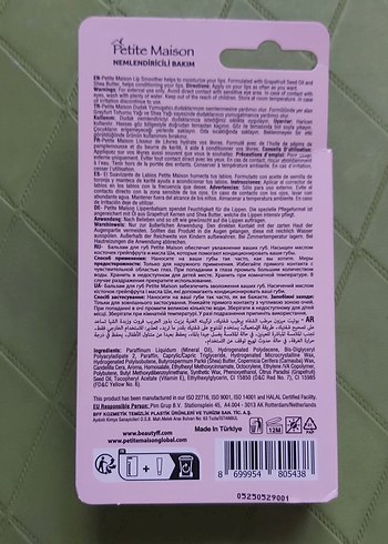 Petite Maison Nemlendirici Dudak Kremi SPF15 - Görsel 4