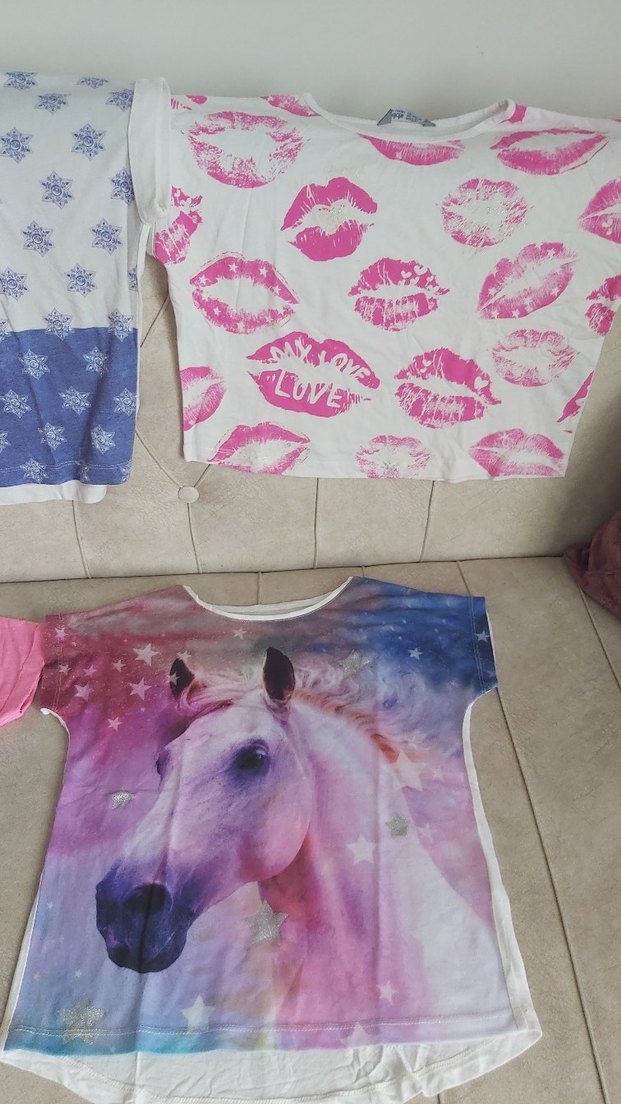 7/ 8 yaş aralığı tshirtler - Görsel 2