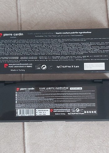 pierre cardin 5'li Far Paleti sifir - Görsel 3