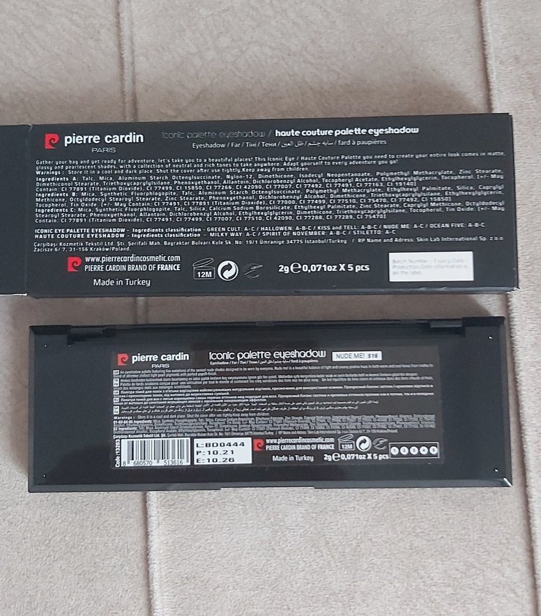 pierre cardin 5'li Far Paleti sifir - Görsel 3