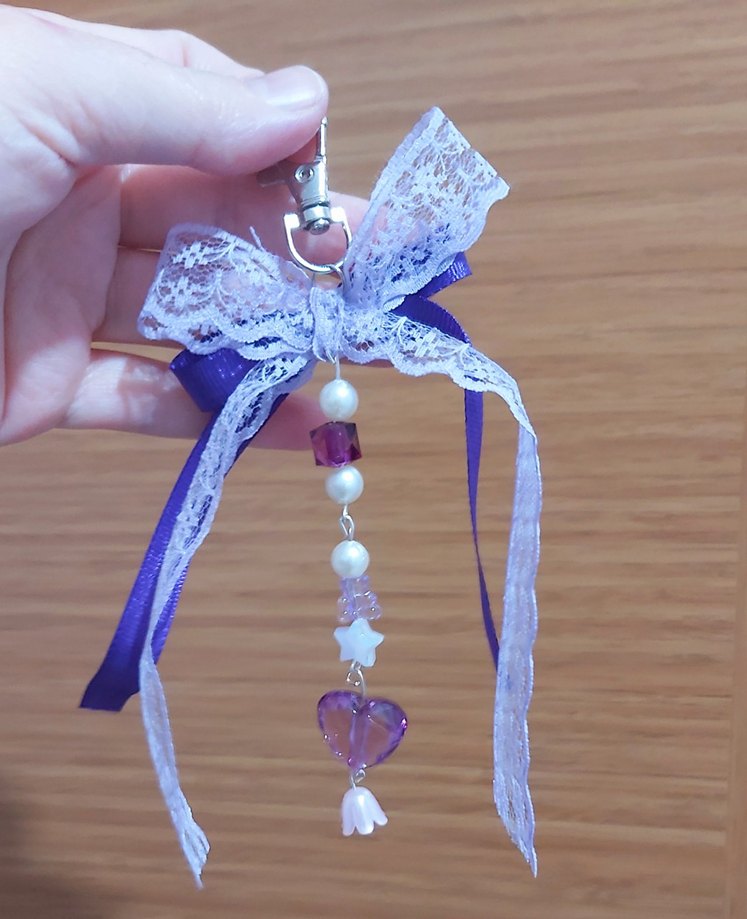 Lolita coquette Kalpli Anahtarlık - Görsel 3