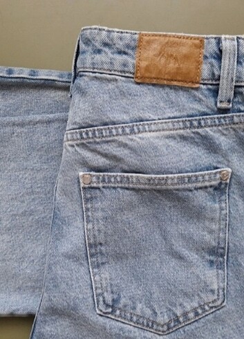 xs Beden mavi Renk Zara straight jean