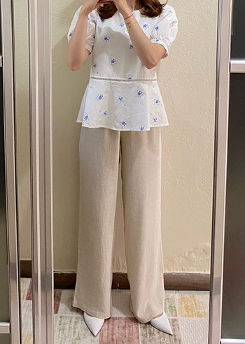Stradivarius Stradivarius Keten Pantolon