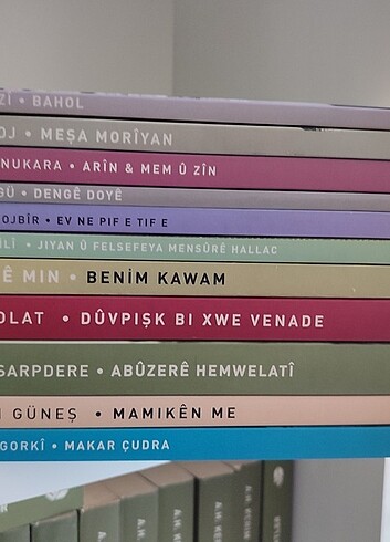 Kürtçe roman, öykü, hikaye seti (10 kitap)