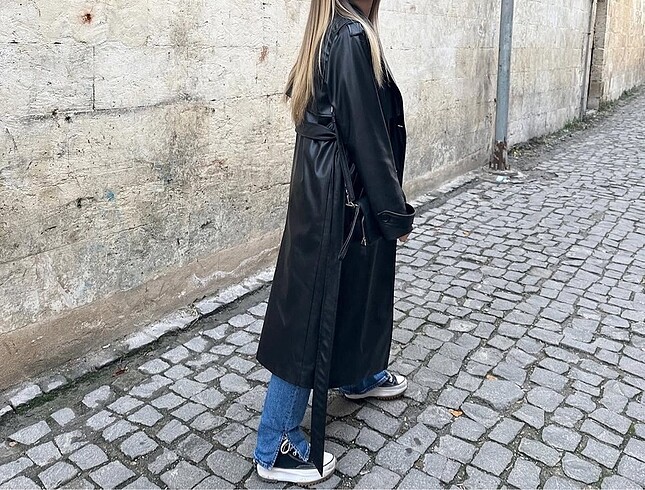 Deri trençkot
