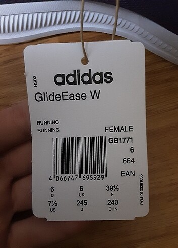 39 Beden Adidas Kadın Spor Koşu Ayakkabısı