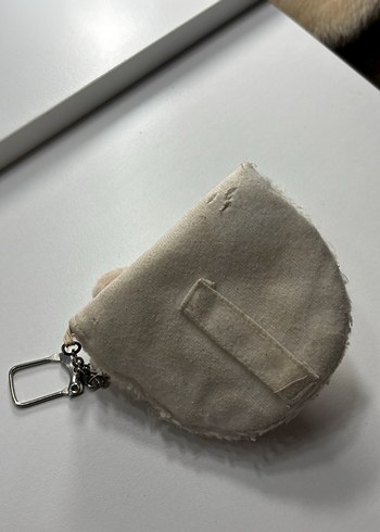 Bej Peluş Ayıcık Anahtarlık Para Cüzdanı - Görsel 5