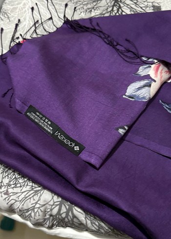 İpek evi desenli şal - Görsel 2