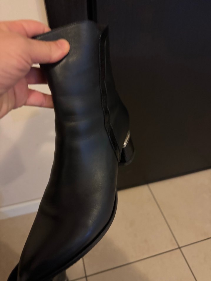 Kadın Siyah Derbot tamer tanca - Görsel 3