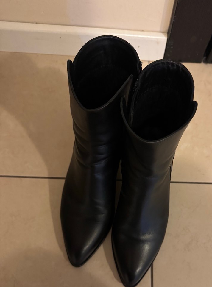 Kadın Siyah Derbot tamer tanca - Görsel 2