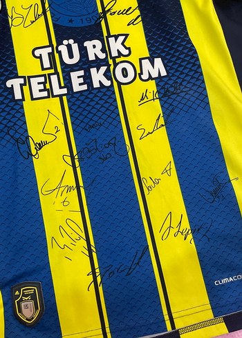 Fenerbahçe Sarı Lacivert Fenerbahçe İmzalı Spor Forması