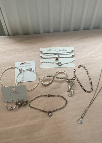 Beden gri Renk Silver Gümüş-Çelik Takı Kavanozu