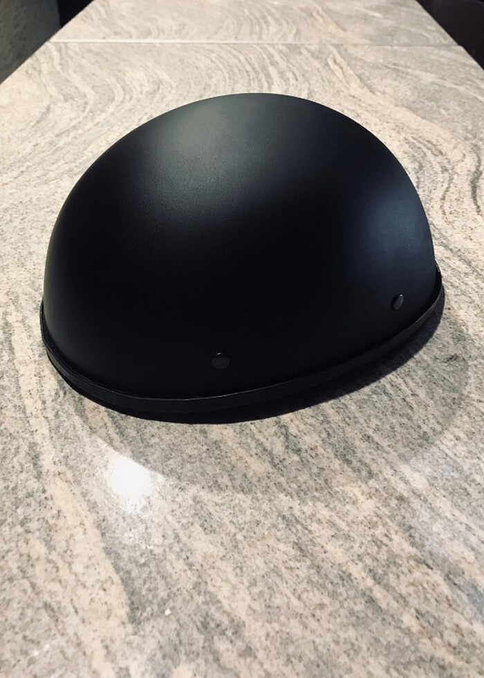 Motor Yazlık Yarım Açık Chopper Nazi Kask - Görsel 4