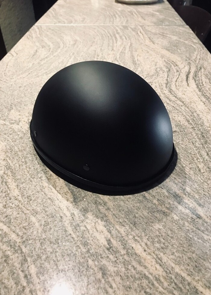 Motor Yazlık Yarım Açık Chopper Nazi Kask - Görsel 5