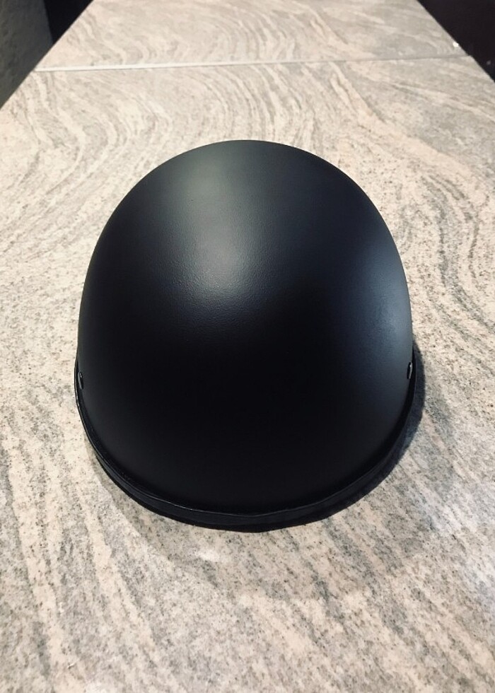 Motor Yazlık Yarım Açık Chopper Nazi Kask - Görsel 2