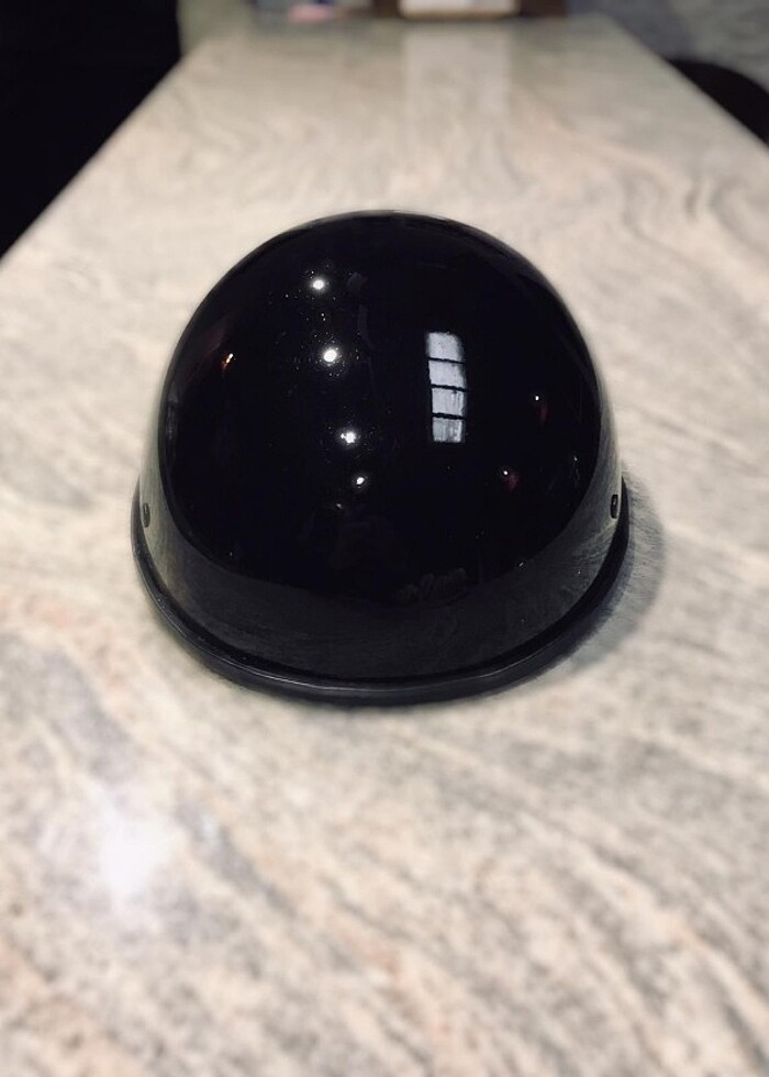 Motor Yazlık Yarım Açık Chopper Nazi Kask - Görsel 2