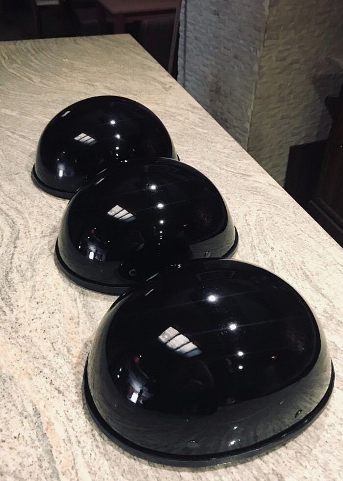 Motor Yazlık Yarım Açık Chopper Nazi Kask - Görsel 5