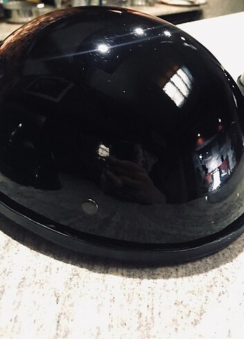 Motor Yazlık Yarım Açık Chopper Nazi Kask - Görsel 6