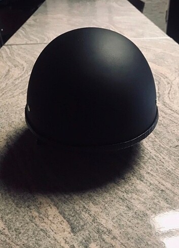 Motor Yazlık Yarım Açık Chopper Nazi Kask - Görsel 3