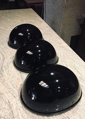 Motor Yazlık Yarım Açık Chopper Nazi Kask - Görsel 6