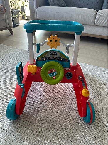 Fisher Price İlk Araba Çift Yöne Yürüteç