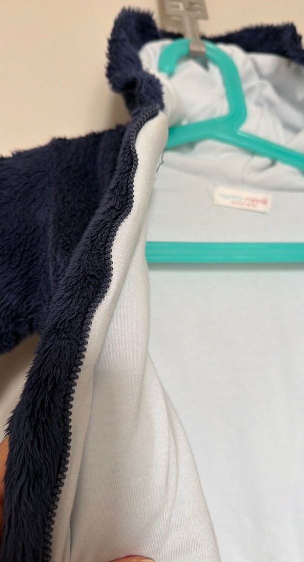 Erkek Çocuk Kürk Detaylı Ayıcık Kulaklı Kapüşonlu Mont - Görsel 5