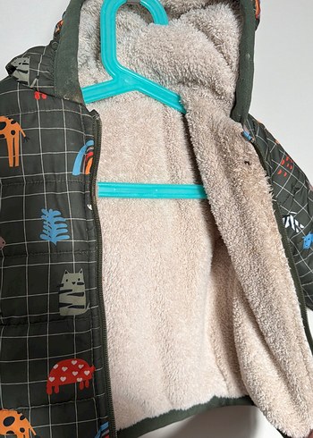 Kapüşonlu Fermuarlı Erkek Çocuk Mont - Görsel 2